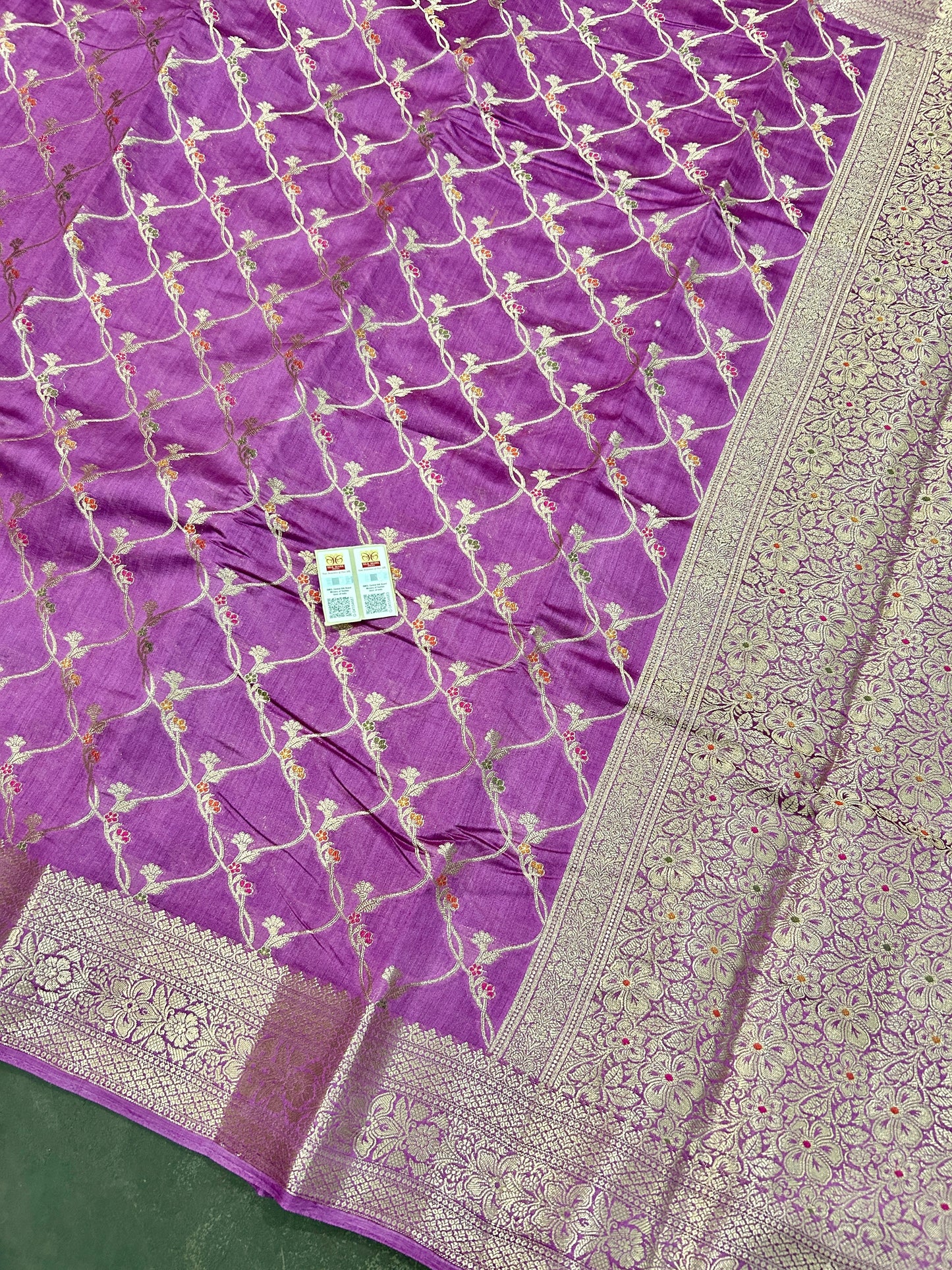 Pure Chiniya Silk Banarasi Saree Handloom