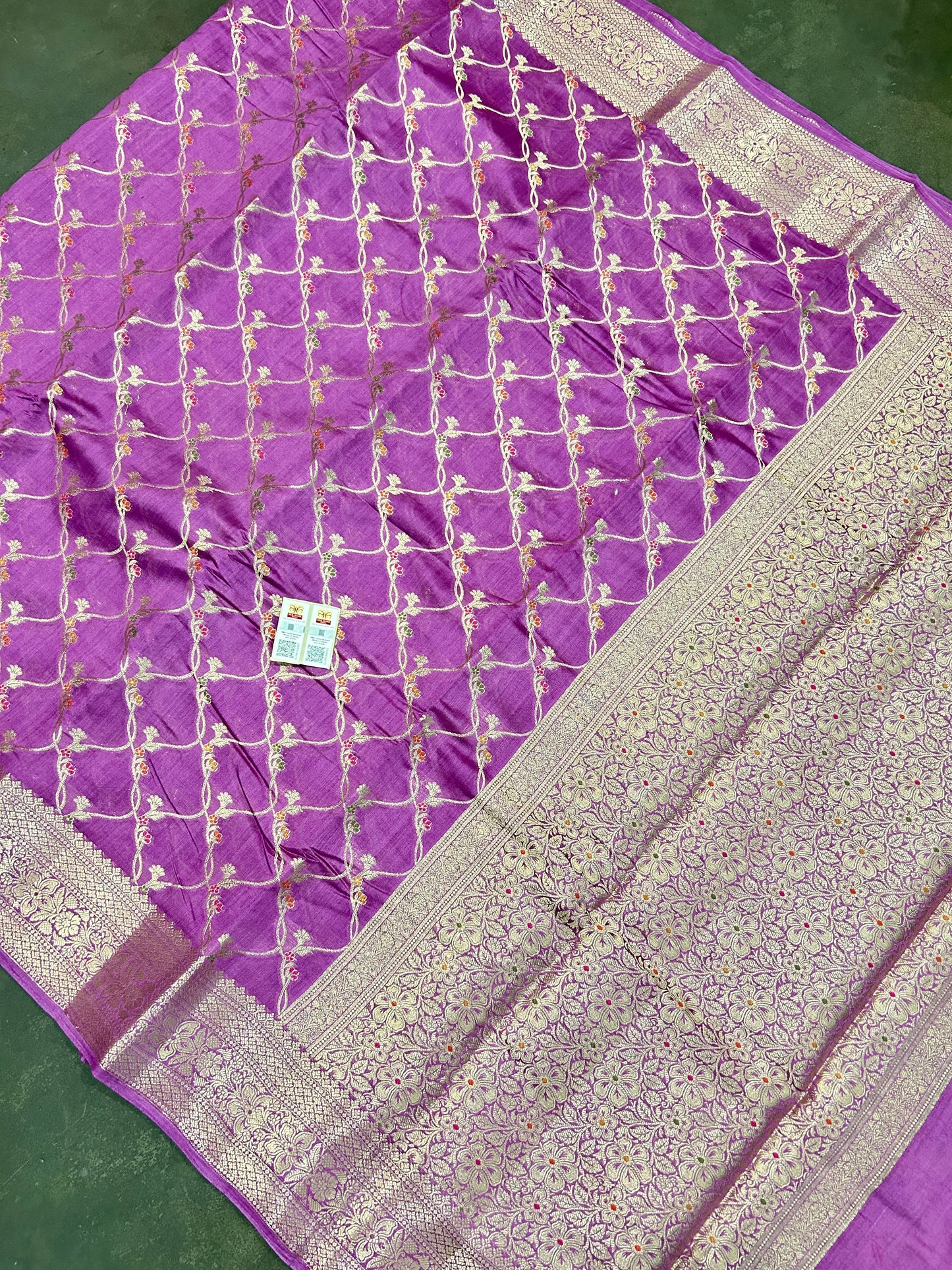 Pure Chiniya Silk Banarasi Saree Handloom