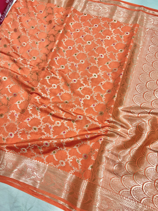 Pure Chiniya Silk Banarasi Saree