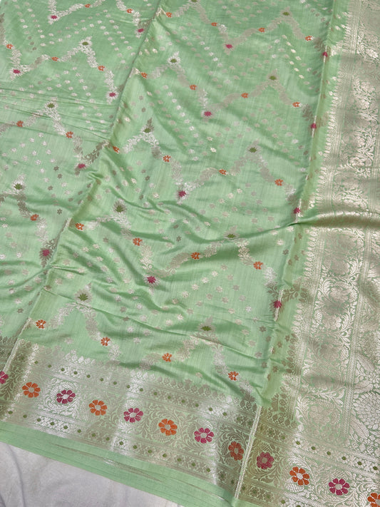 Pure Chiniya Silk Banarasi Saree