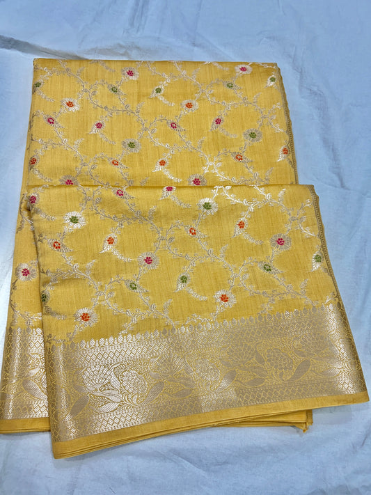 Pure Chiniya Silk Banarasi Saree