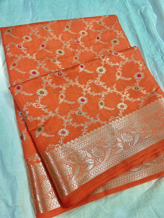 Pure Chiniya Silk Banarasi Saree